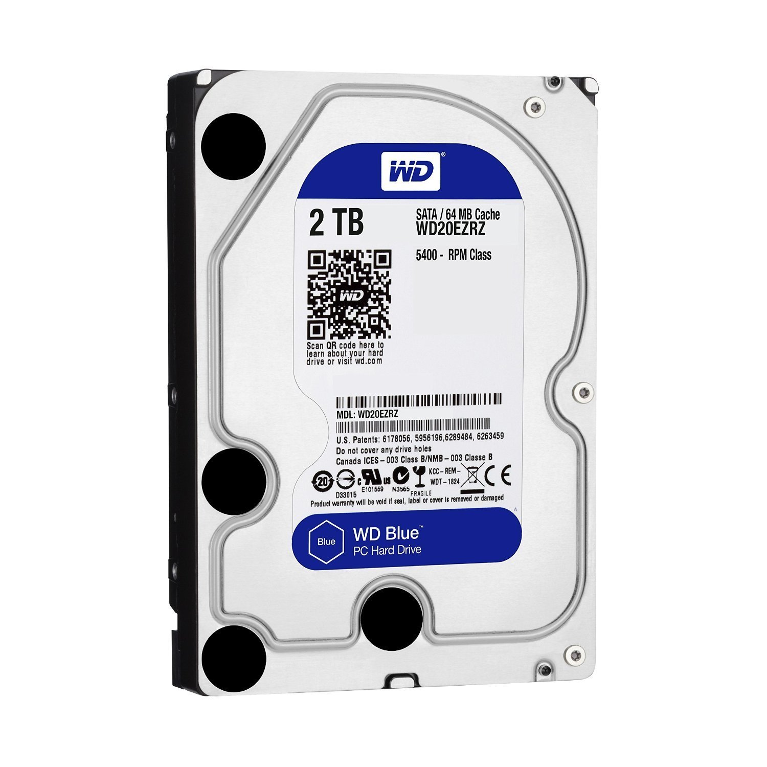 WD Blue 2TB HDD WD20EZRZ 2個セット Amazon | WD Blue 2TB Desktop Hard Disk Drive - 5400 RPM SATA 6 Gb