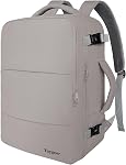 Laptop Backpack Purse for Women, Backpack for College Essentials with 15.6inch Laptop Compartment, Travel Backpack Airline Approved Carryon Work Bag for Nursing College Doctor Business Travel, Brown