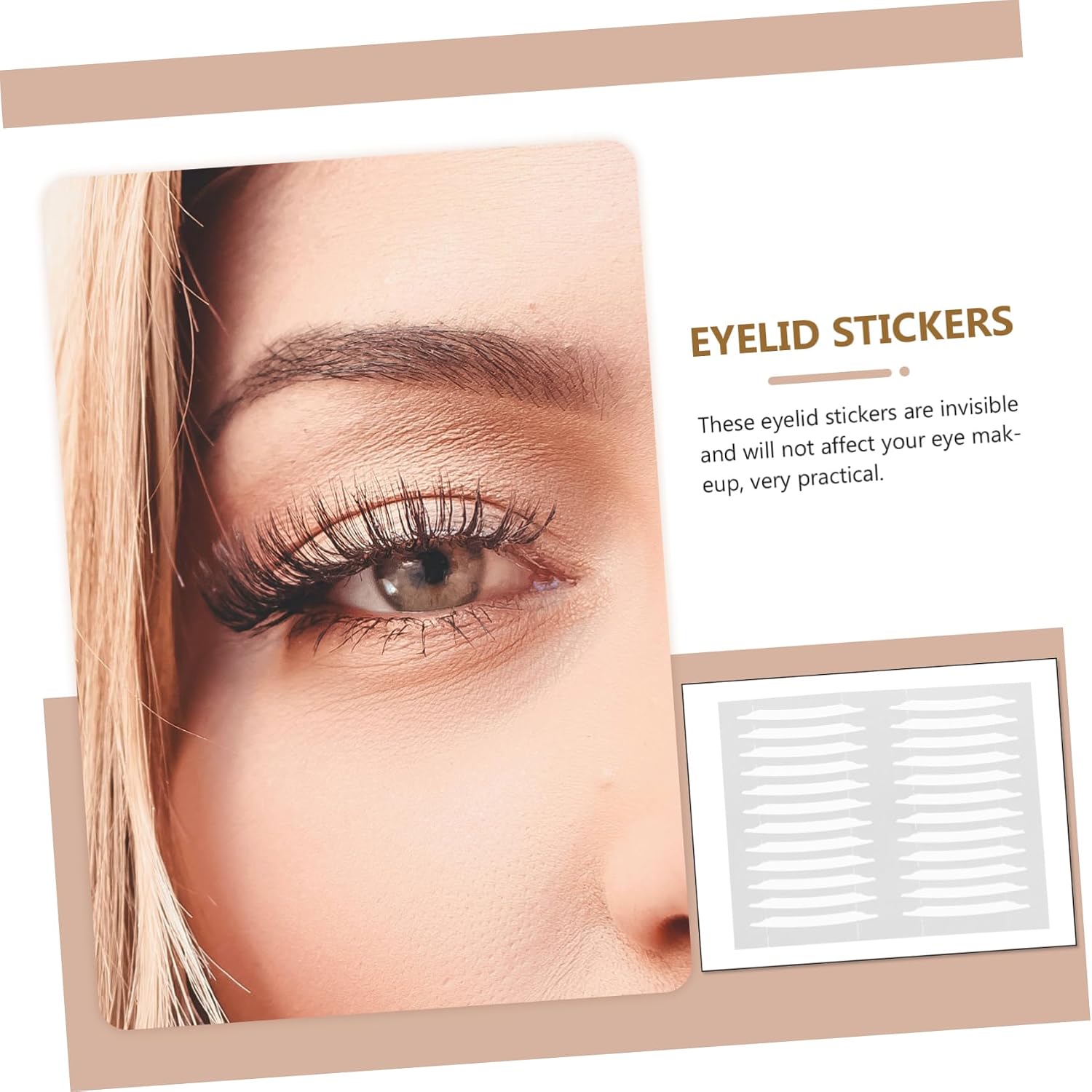 Ipetboom 90sheets Transparent Double Stickers Invisible for Easy Makeup Application Breathable Comfortable Double-Sided Skin Types