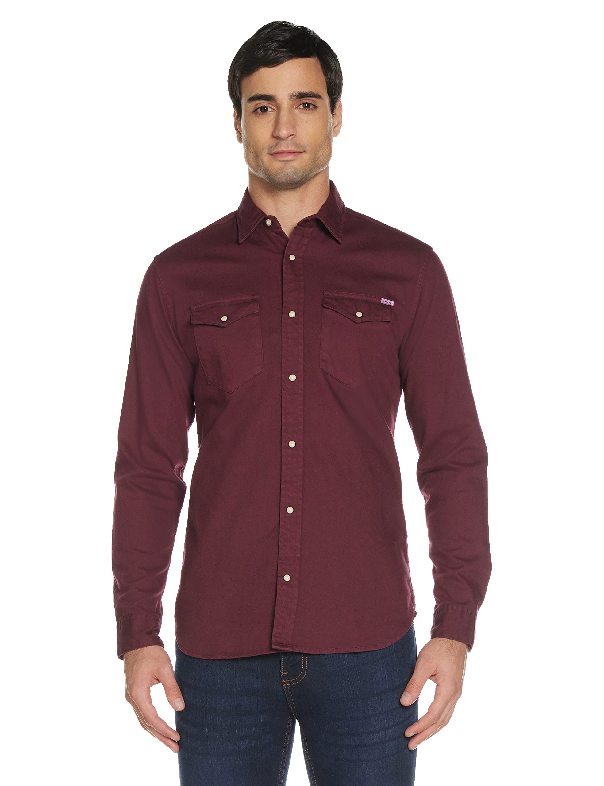 Jack & Jones Men's Heridan Long-Sleeve Shirt (pack of 1)
