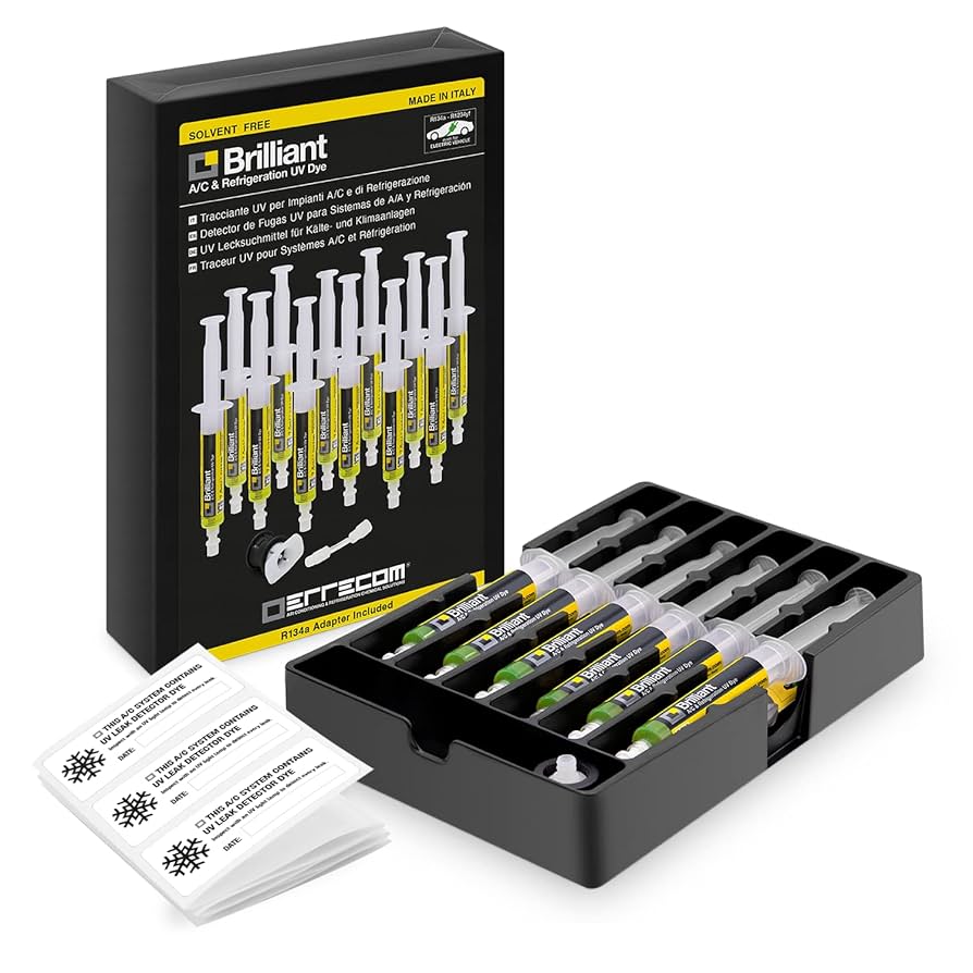 TBC EGF 　M。 ERRECOM Brilliant - 12 x 7.5 ml, Fluorescent UV Dye for