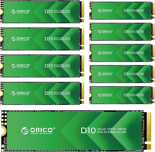 ORICO M.2 NVMe SSD, PCIe Gen3x4 2280 SSD - Up to 3600MB/s, Internal Solid State Drive with TLC NAND Flash, Compatible wi