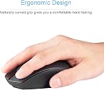 Type C Souris sans fil, AURTEC 2,4 GHz USB-C Mice sans fil pour ordinateur portable et plus USB-C Dispositifs