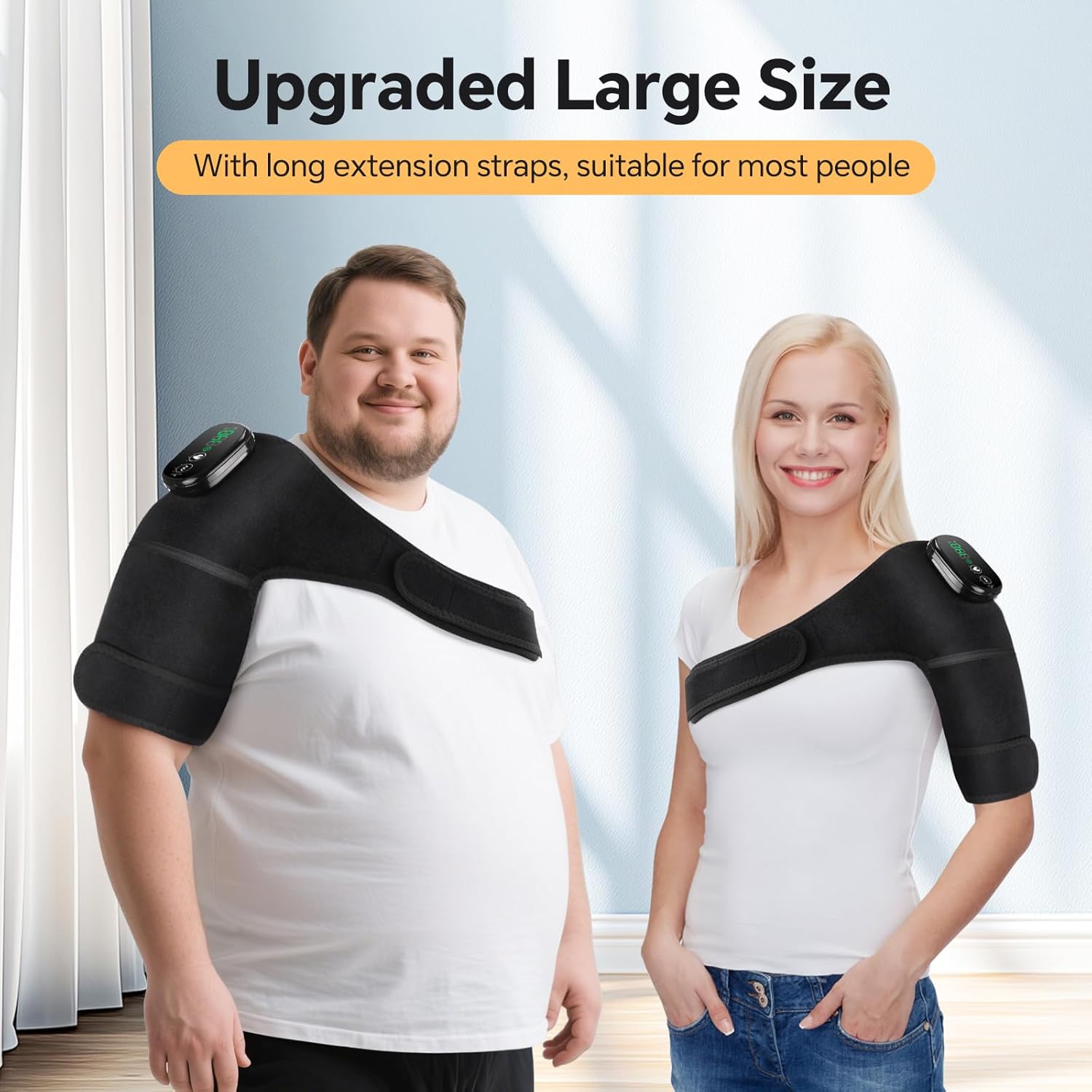 Cordless Knee Massager, FSA Eligible Items, Knee Heating Pad for Pain Relief, Arthritis, Joint Support - Heated Knee Brace for Elbow Shoulder, HSA Approved Products Only - Image 5