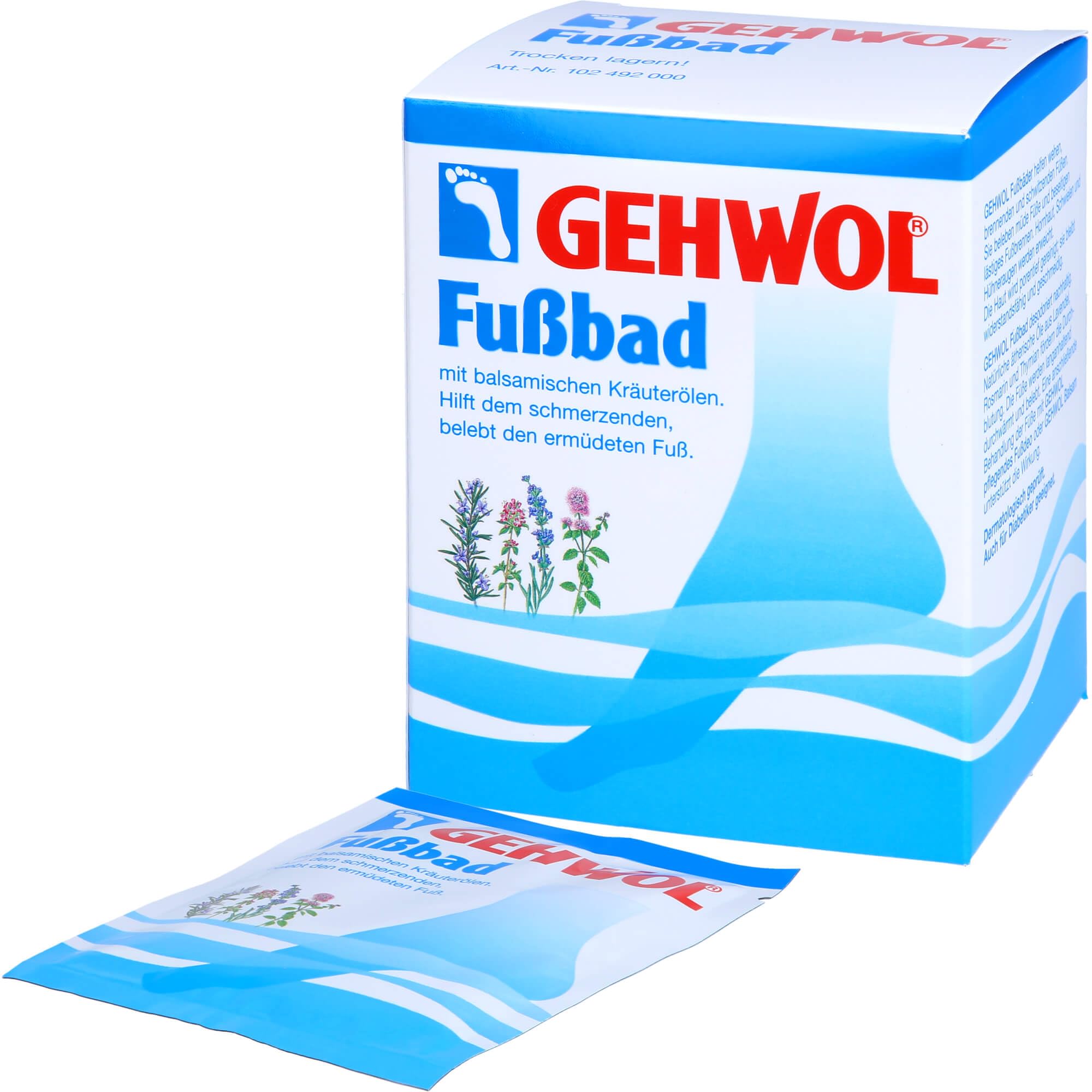 Image secondaire de Gehwol Lot de 10 sachets de bain de pieds (10 x 20 g)