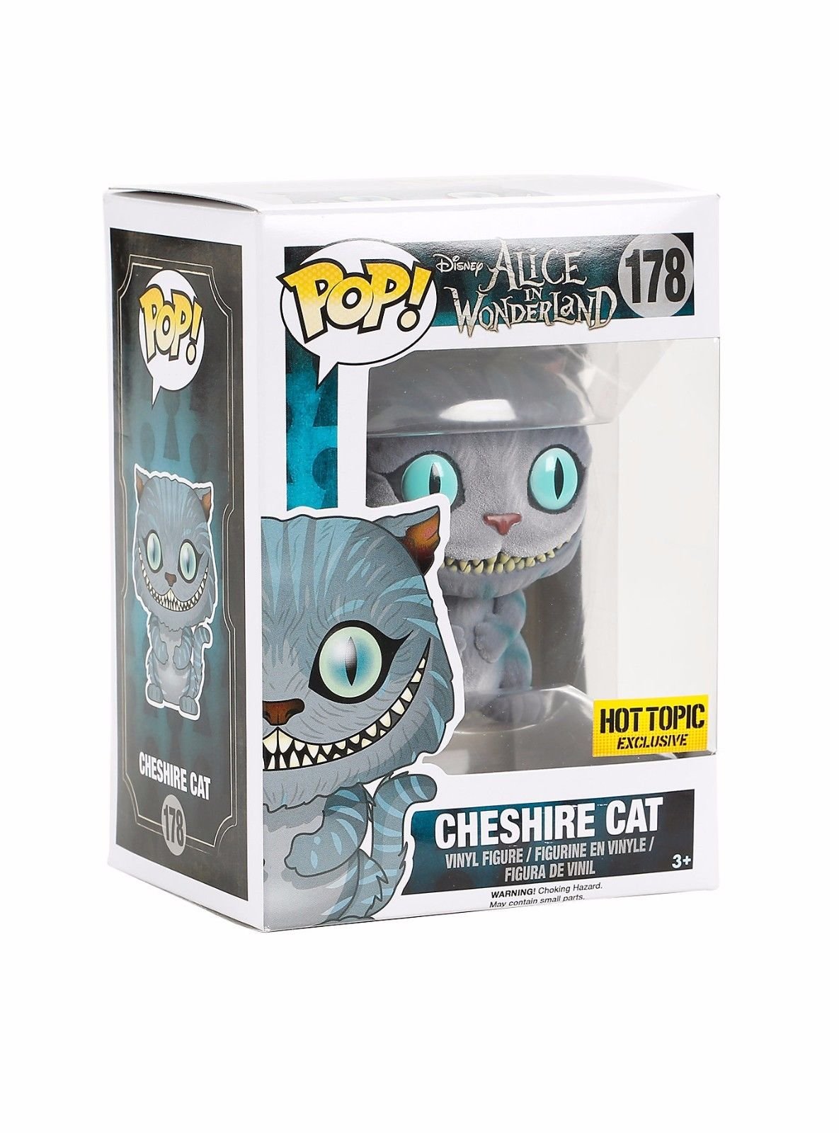 Funko Pop! Flocked Cheshire Cat #178 Alice in Wonderland Hot