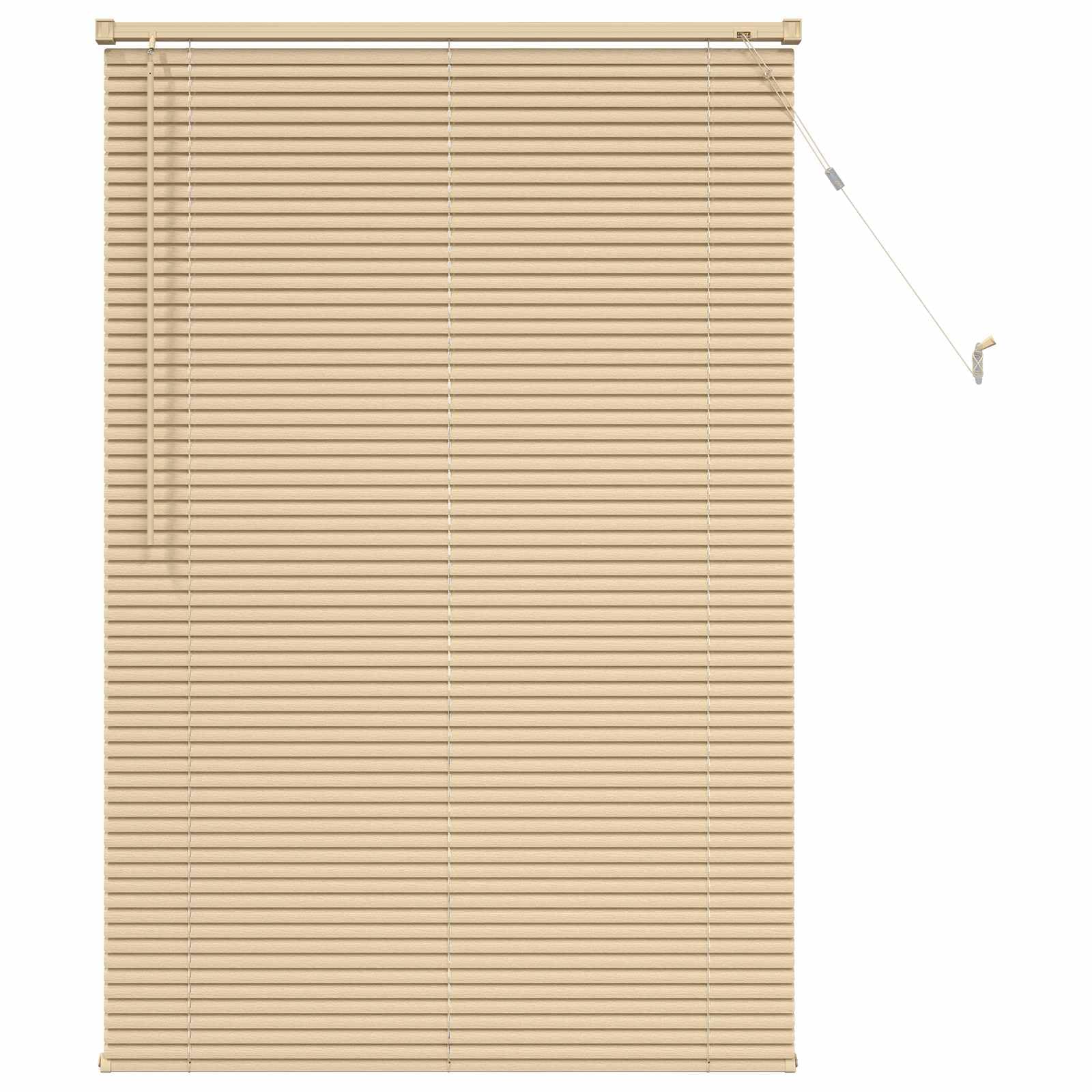Store Vénitien Réglable Marron Clair avec Motif 150 x 70 cm PVC Stores Occultation fenêtre Moderne intérieur pour Salon Bureau contrôle lumière et intimité Enfant sécurité Facile Entretien