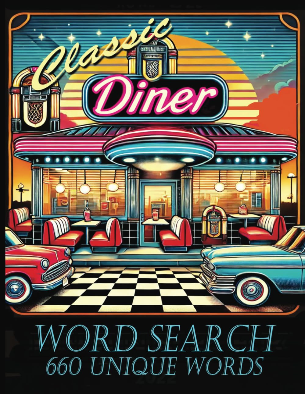 Classic Diner Word Search: 55 Puzzles Solutions Included