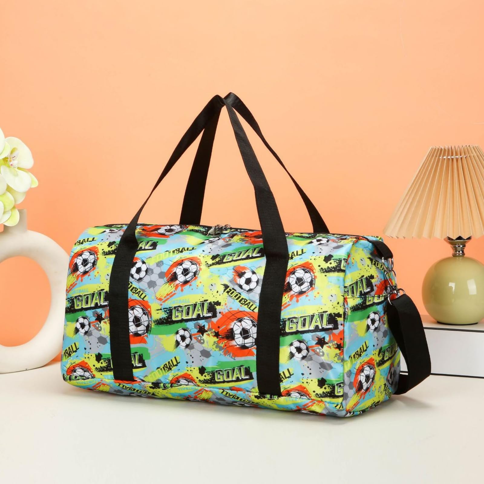 Suweir Borsa Sportiva per Bambini Borsa da Viaggio Ragazzi Ragazze con Scomparto Impermeabile Borsa da Nuoto Weekender Borsa da Palestra Borsa da Calcio Borsa da Bagno per Viaggi, Fitness, Sport