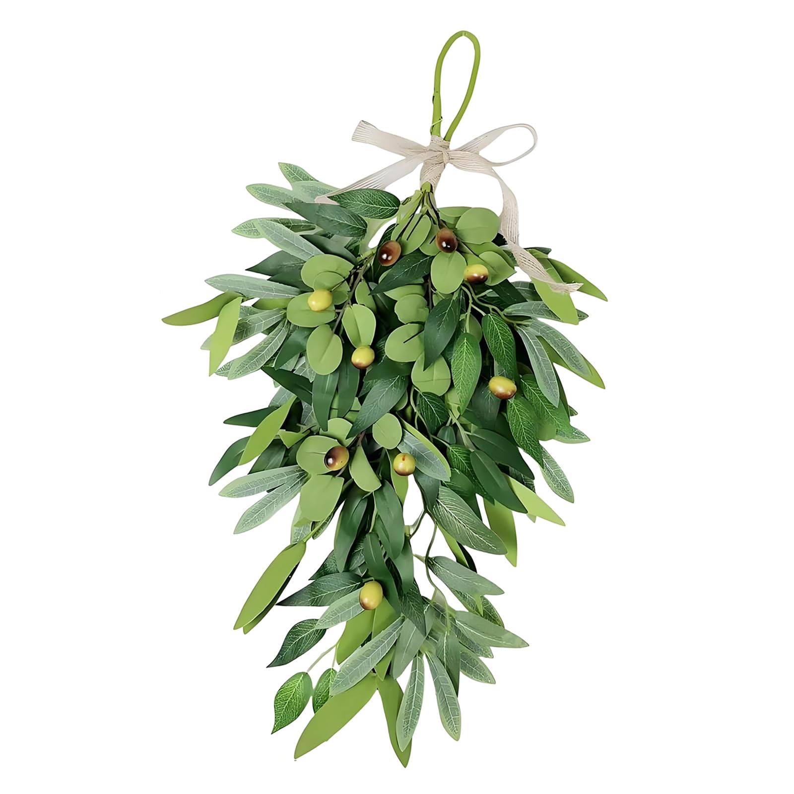 Hzbb D Handcrafte Leaves Garlands With Bright Berries Celebration Ecoration For Indoor Ecoration An Festival Event Berries Wreath