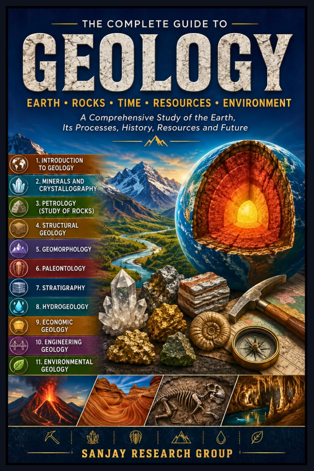 Geology: A Comprehensive Study of the Earth, Its Processes, History, Resource & Future (Academic Books By Sanjay Mandavi)