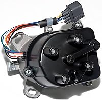 Vista 6 de Distribuidor de encendido con tapa y rotor TD-74U TD74U compatible con Honda CRV CR-V 2.0L DOHC 30100-P6T-T01