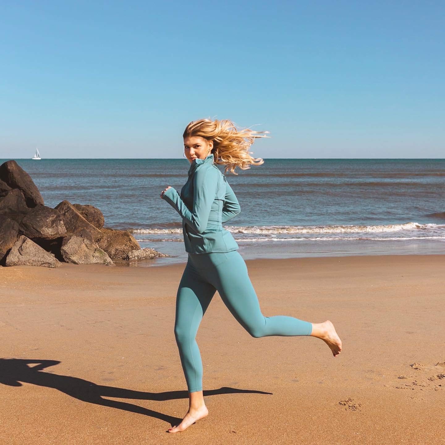 Yogalicious High Waist Ultra Soft Lightweight Capris - High Rise Yoga Pants at  Women’s Clothing store