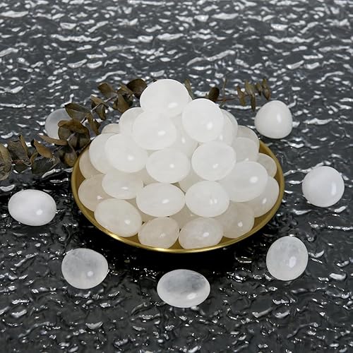 Miniatura 4 de 10 paquetes de cristales de cuarzo natural pulidos brasileños, cristales y piedras curativas de cuarzo a granel para Wicca, Reiki, energía curativa,