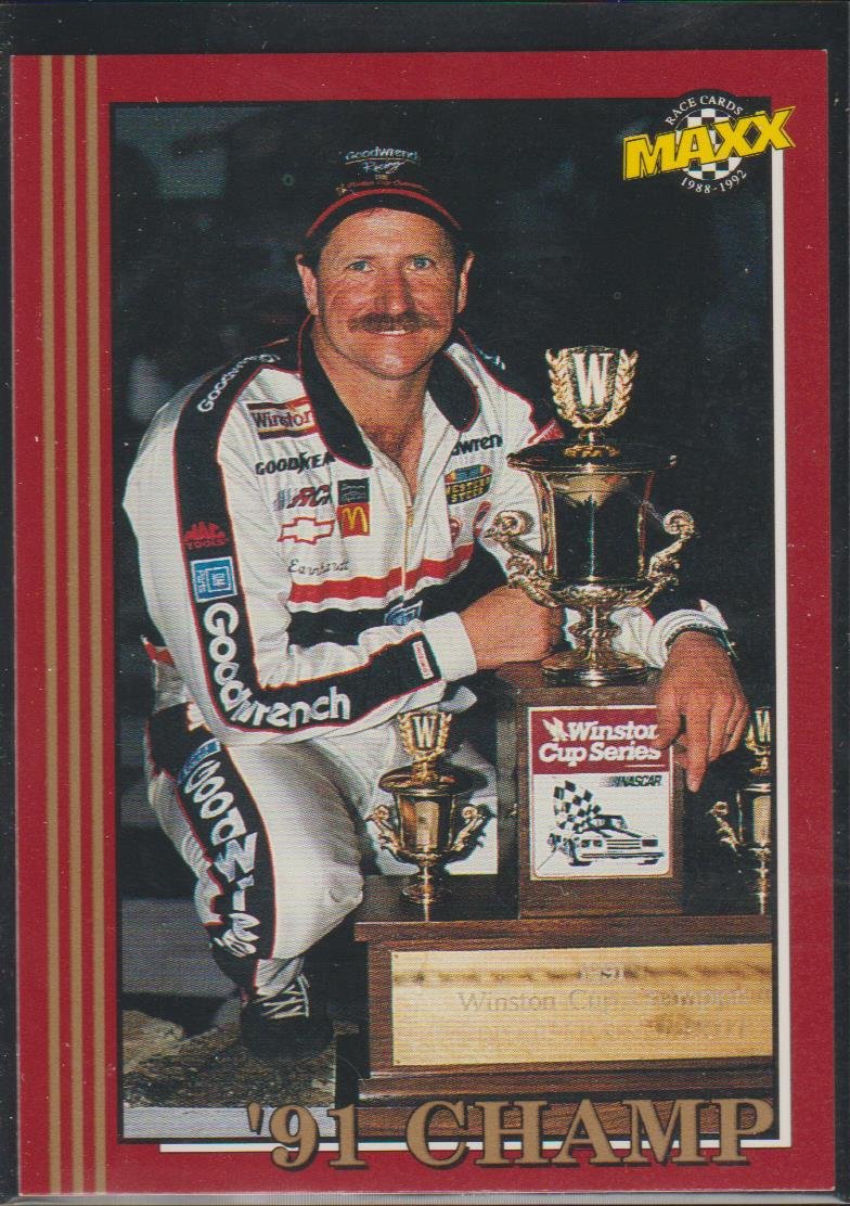 1992 Maxx Dale Earnhardt NASCAR '91 Champion Racing Card #294 at Amazon's Sports Collectibles Store 1992 maxx dale earnhardt nascar '91 champion racing card #294 at amazon's sports collectibles store