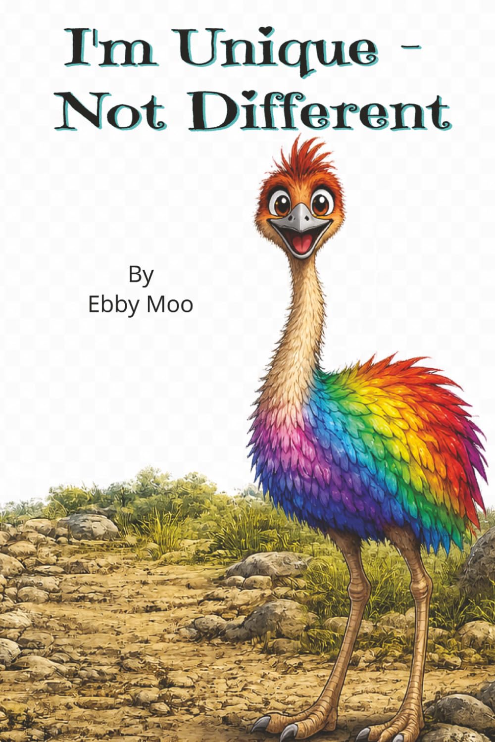 I'm Unique - Not Different: A colorful rhyming children's book for anyone who wants to inspire children to embrace who they are - featuring Emmy the colorful emu.