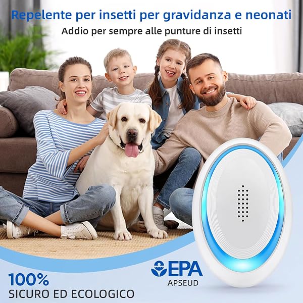 Repelente Ultrasónico de Plagas, 6 Pack Antimosquitos Electrónico Ultrasónico Mosquitos,2026 Repelente Mosquitos Interiores Antiparasitario para Roedores, Arañas, Cucarachas, Insectos - 5