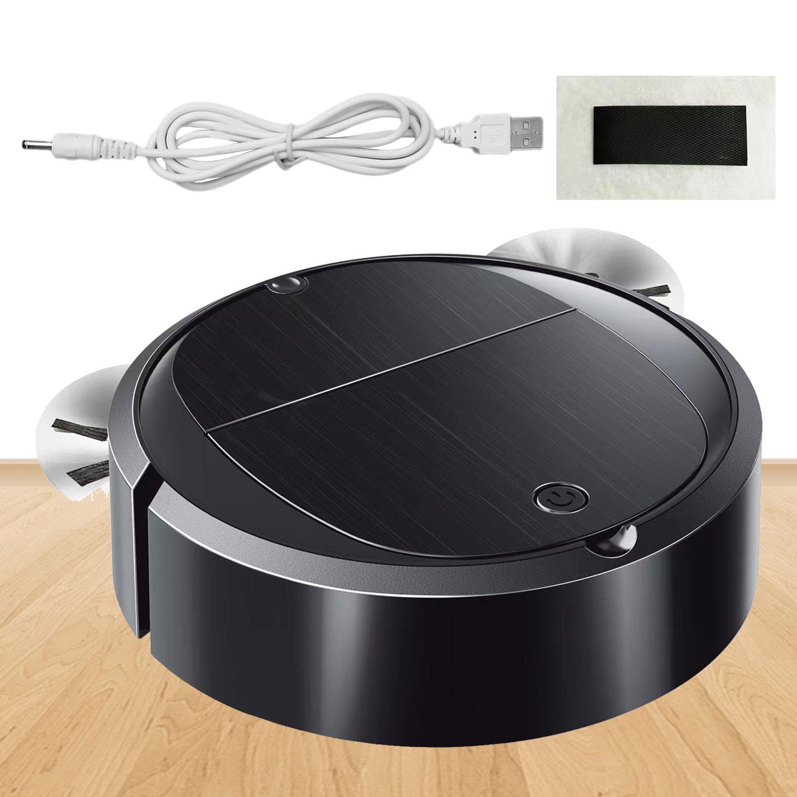 Automatic Vacuum Robot - Intelligent Dust Sweeping Robot, High Tech Sweeping Robot | Battery Operated Household Intelligent Robot Vacuum Cleaners, Powerful Suctions Small Cleaner for Pet Hair Dirt