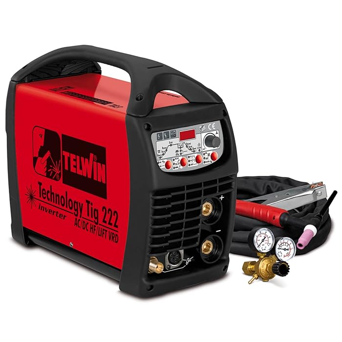 Buy TELWIN Technology Tig 222 AC/DC HF/Lift VRD Pulse TIG Welder with