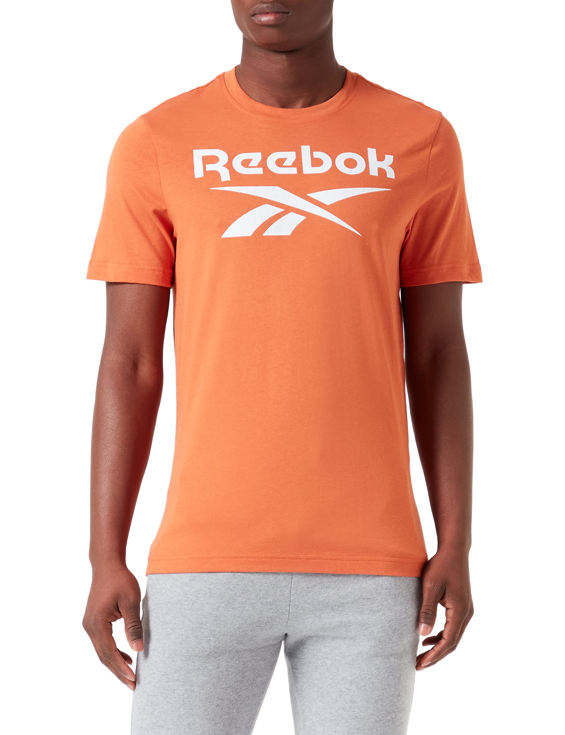 ReebokMen's Identity Big Logo T-Shirt Burnt Orange M