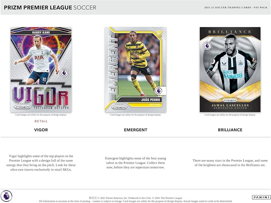 Amazon.co.jp: 2021-22 Panini Prizm Premier League Soccer Card Amazon.co.jp: 2021-22 Panini Prizm Premier League Soccer Card