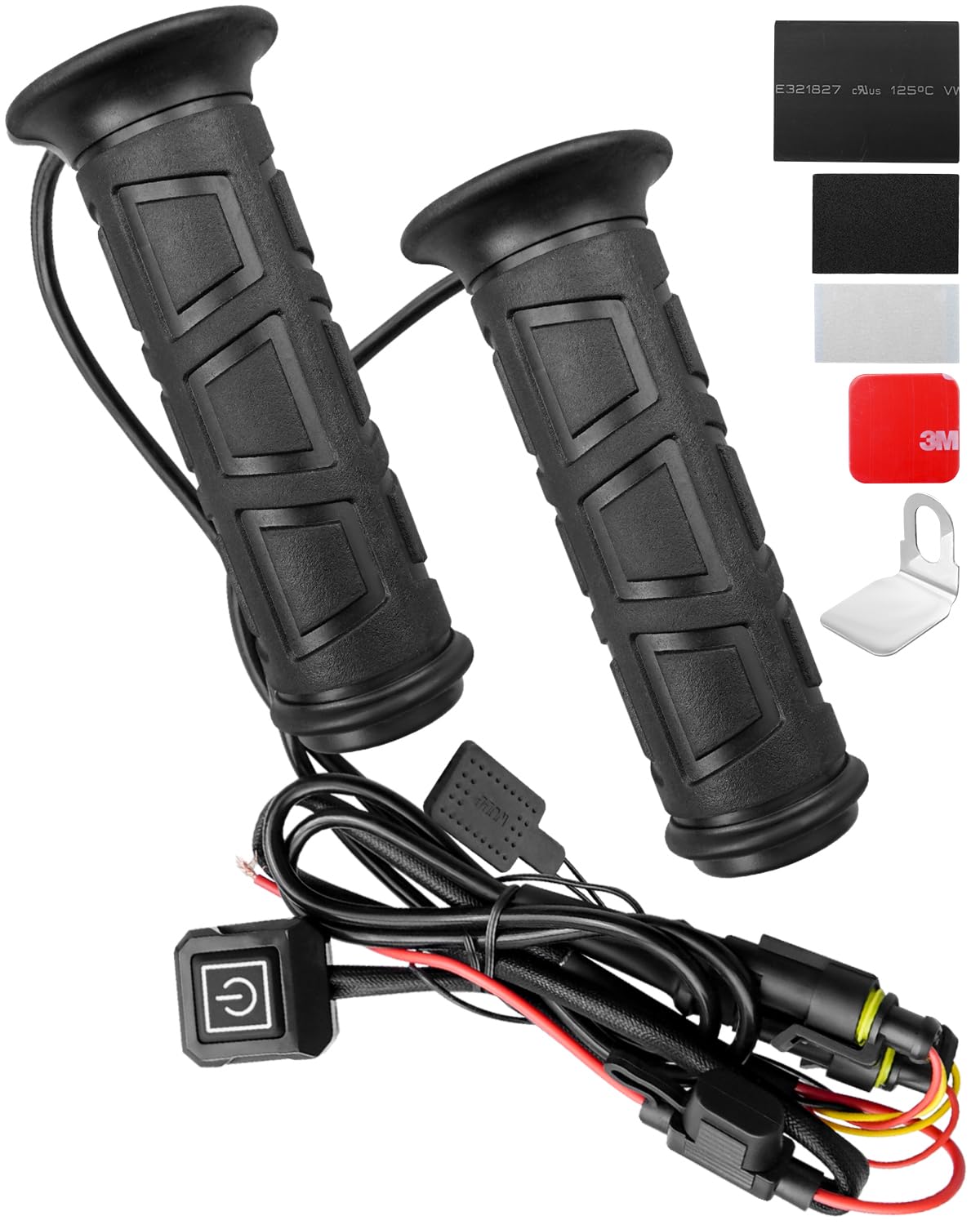 Poignées chauffantes 12 V pour VTT, Chauffage de Guidon avec Chauffe-Pouce