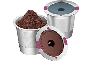 Reusable K Cups Pods For Keurig 1.0 Brewers - 2 Pack Stainless Steel Coffee Pods