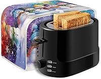 Vista 88 de Marbling Butterfly Print 2 Slice Toaster Dust Cover, Kitchen Small Appliance, Anti Dust and Fingerprint Bread Machine Cover