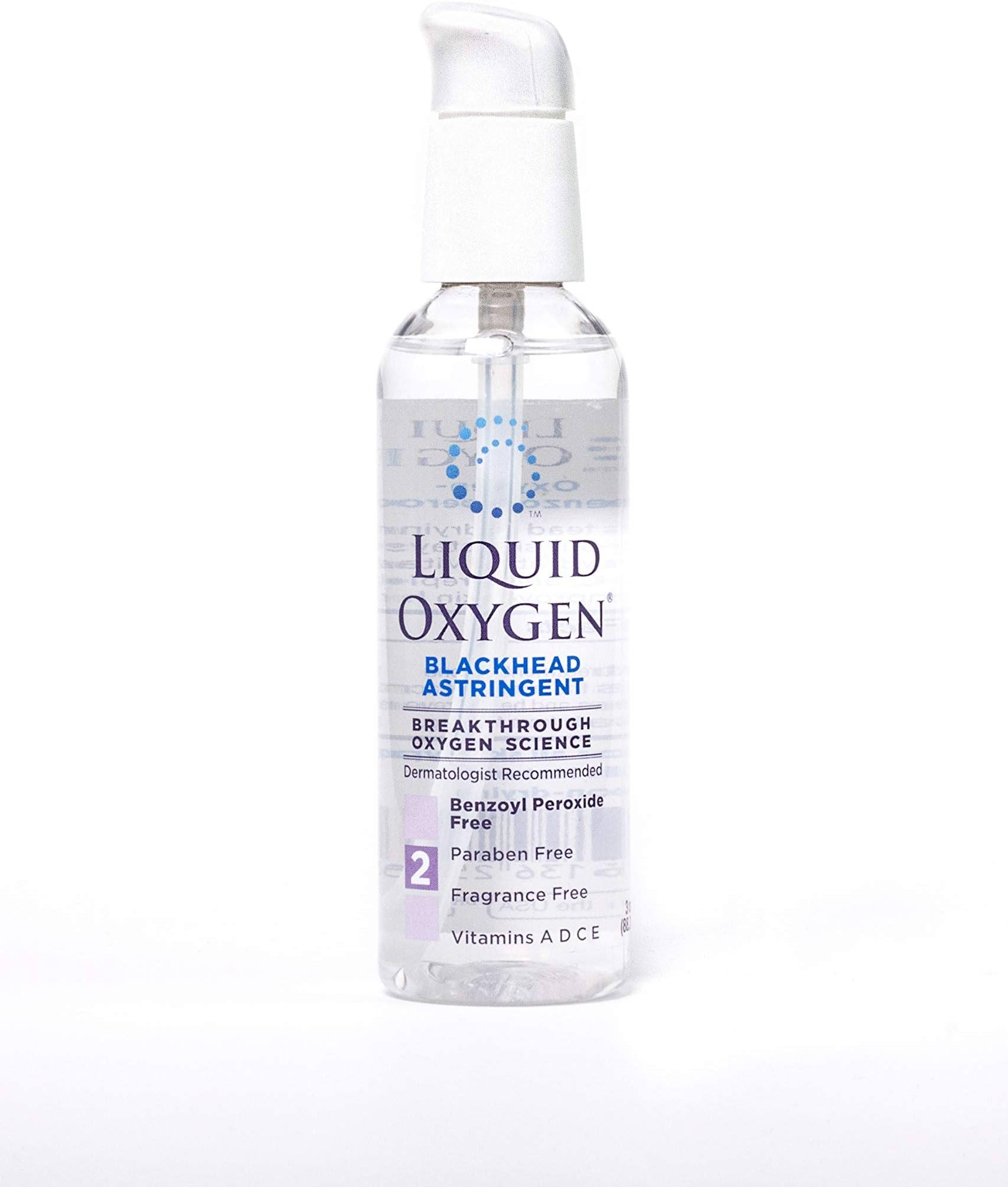 Liquid Oxygen Blackhead Astringent 3 oz