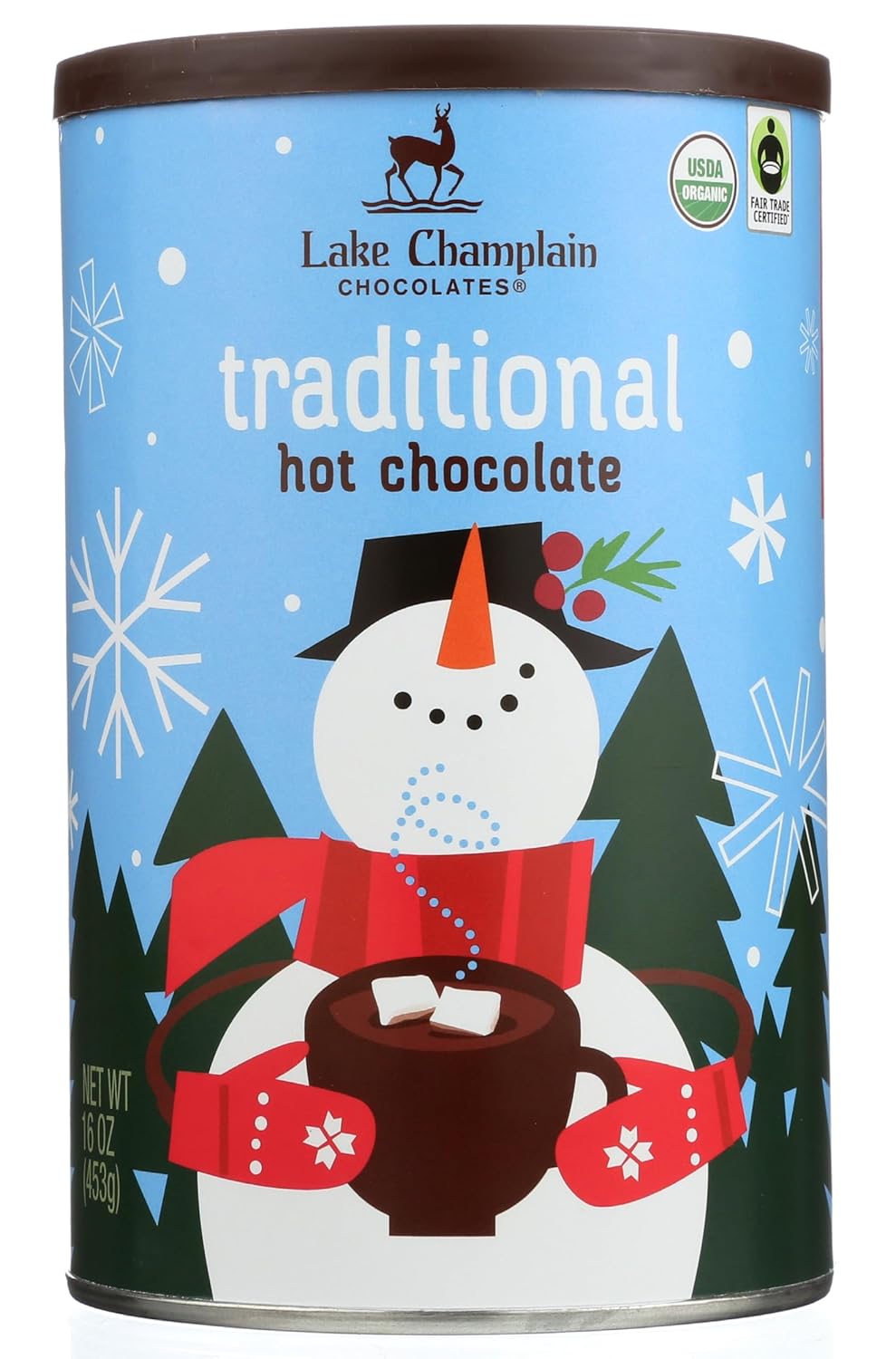 LAKE CHAMPLAIN CHOCOLATES Organic Traditional Hot Chocolate, 16 OZ