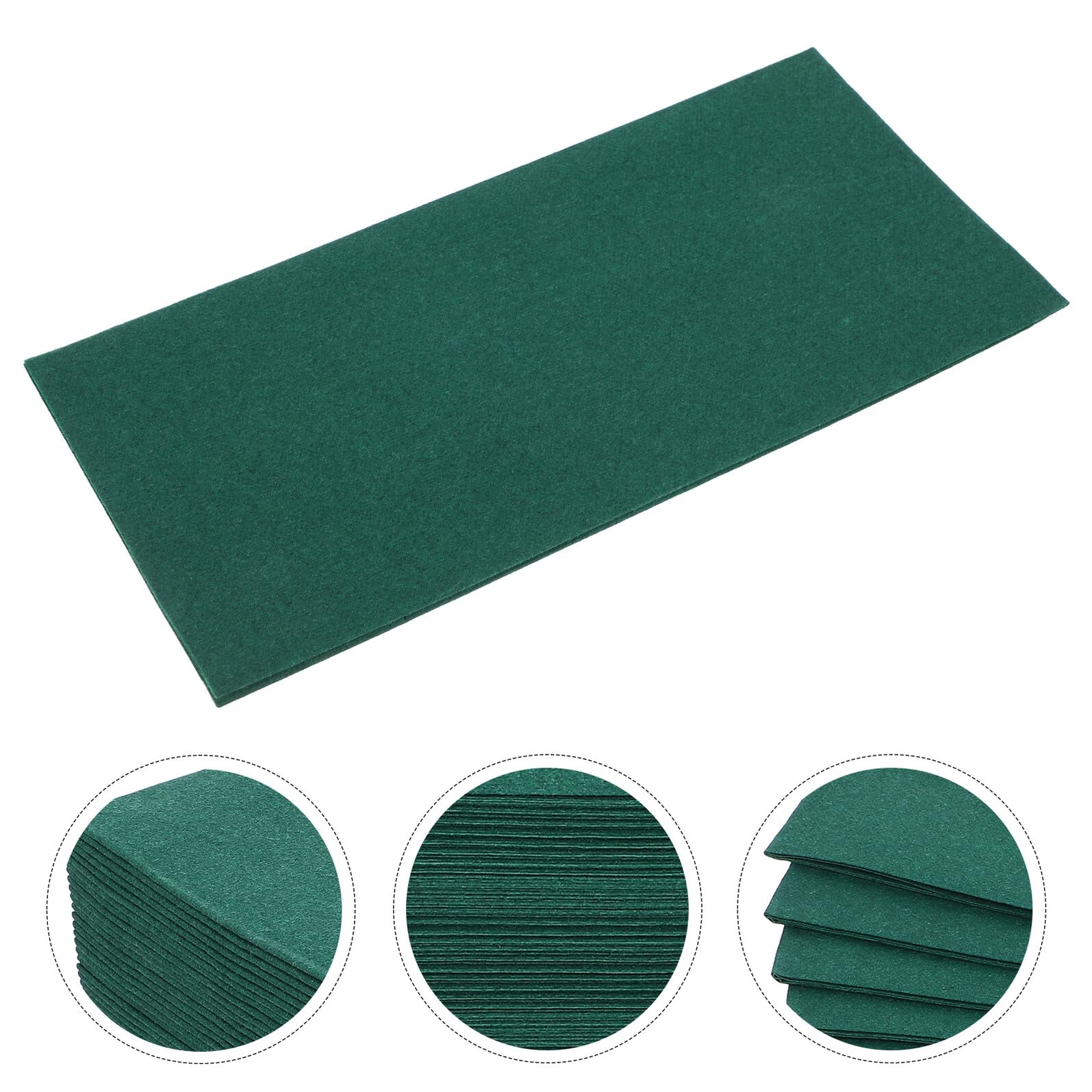 Servilletas Desechables Verdes para Mesa Caja Dispensadora Papel y Absorbente Tamaño Estándar Ideales para Bodas Banquetes y Fiestas Servilletas de Papel Decorativas