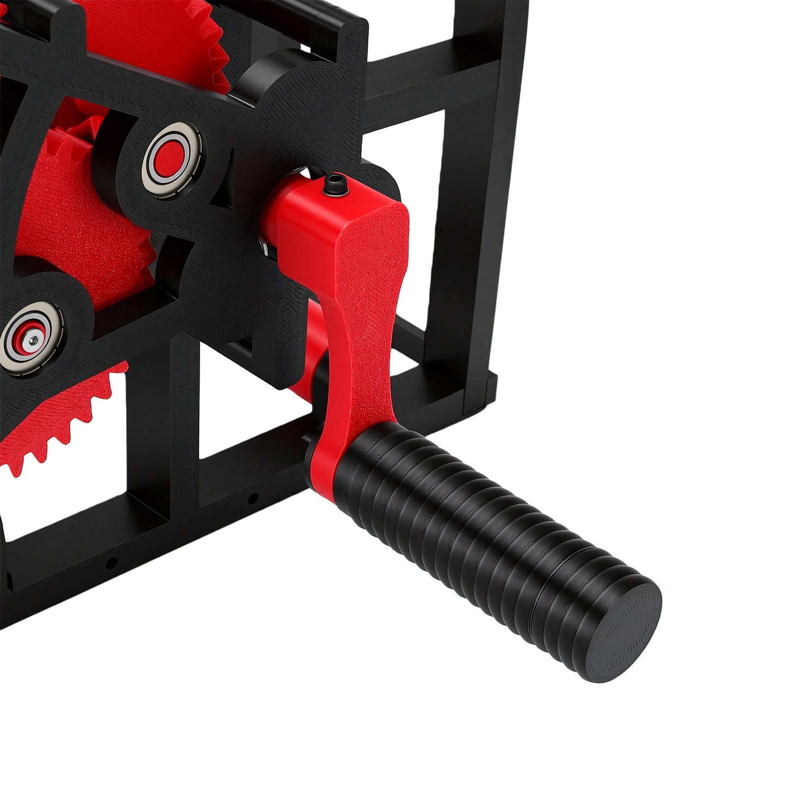 Fafeicy Nawijak na Szpulę 3D, Nawijak na Szpule PETG CF do Szpul 20 Cm, Inteligentna Kontrola Naprężenia Korba Ręczna lub Napędzana wiertarką do Drukowania 3D, Spawania, Szycia