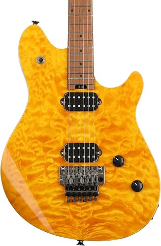 EVH Wolfgang - Guitarra eléctrica estándar QM - Trans Amber
