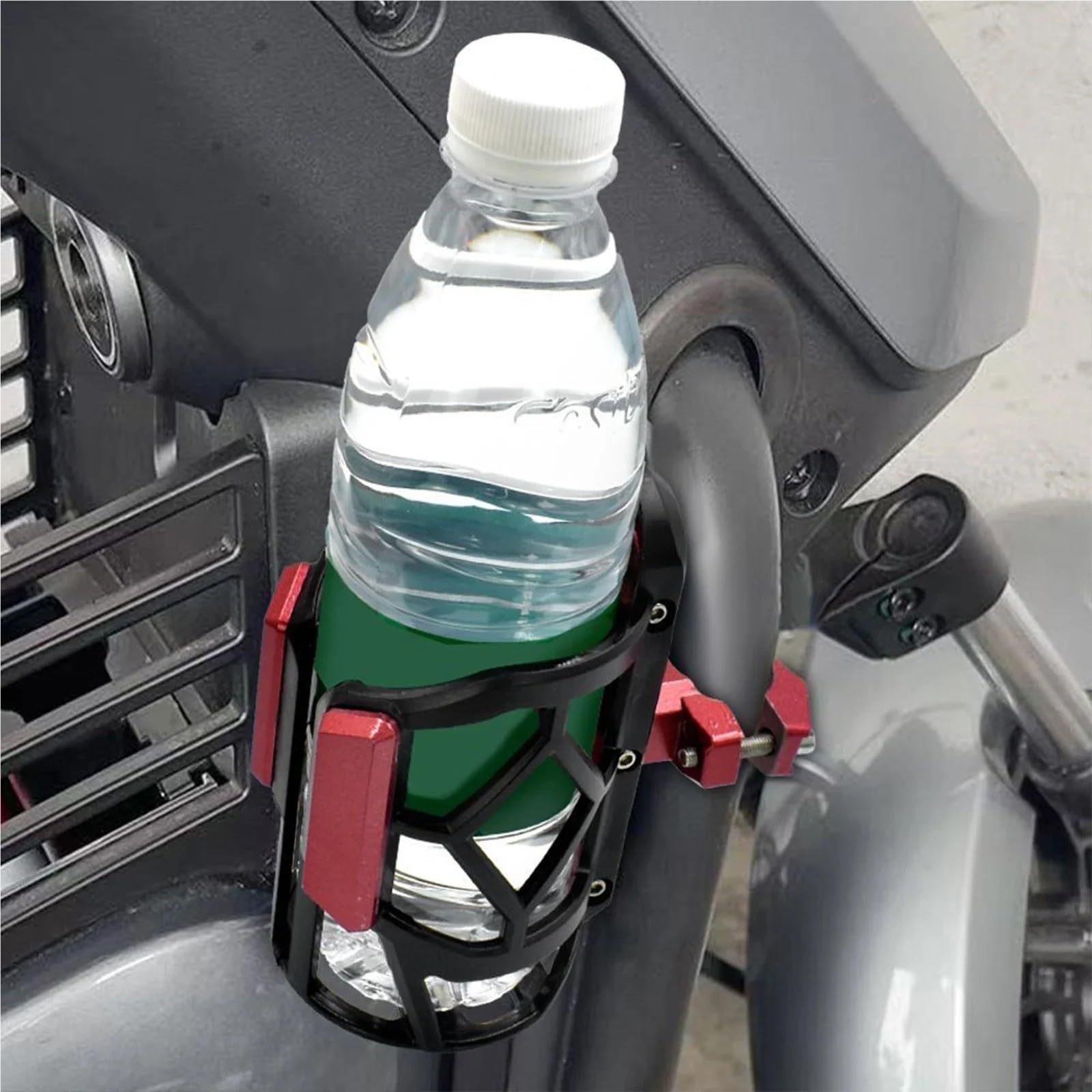 Uchwyt na kubek Pasuje do VOGE Valico DS900X DS525X DS625X DSX625 DSX 900 525 300 Rally AC Uchwyt na bidon motocyklowy Cage Cup Mount(Red)