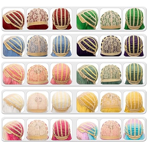 Miniatura 7 de DWMGLP Peluca ondulada azul de 24 pulgadas de largo para mujer, pelucas de fibra resistentes al calor, para Halloween, cosplay, fiesta diaria +