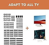 Vista 5 de Tornillos de montaje de TV universal kit de instalación incluye M4 M5 M6 M8 tornillos y espaciadores para Samsung, Vizio, LG, TCL, Sony, Sharp