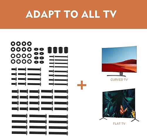 Miniatura 5 de Tornillos de montaje de TV universal Kit de instalación de TV incluye M4 M5 M6 M8, tornillos y espaciadores para Samsung, Vizio, LG, TCL, Sony,