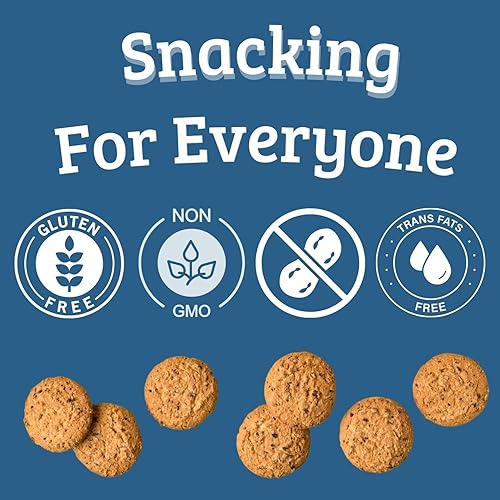 Miniatura 10 de Mi-Del Galletas con chispas de chocolate sin gluten certificadas sin OMG 0G grasas trans sin gluten paquete de 8