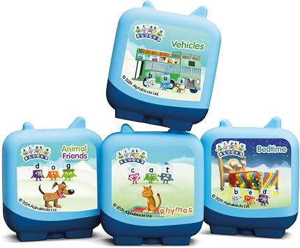 tonies Alphablocks Audio Clever Pocket Tonie Set, for use with Toniebox