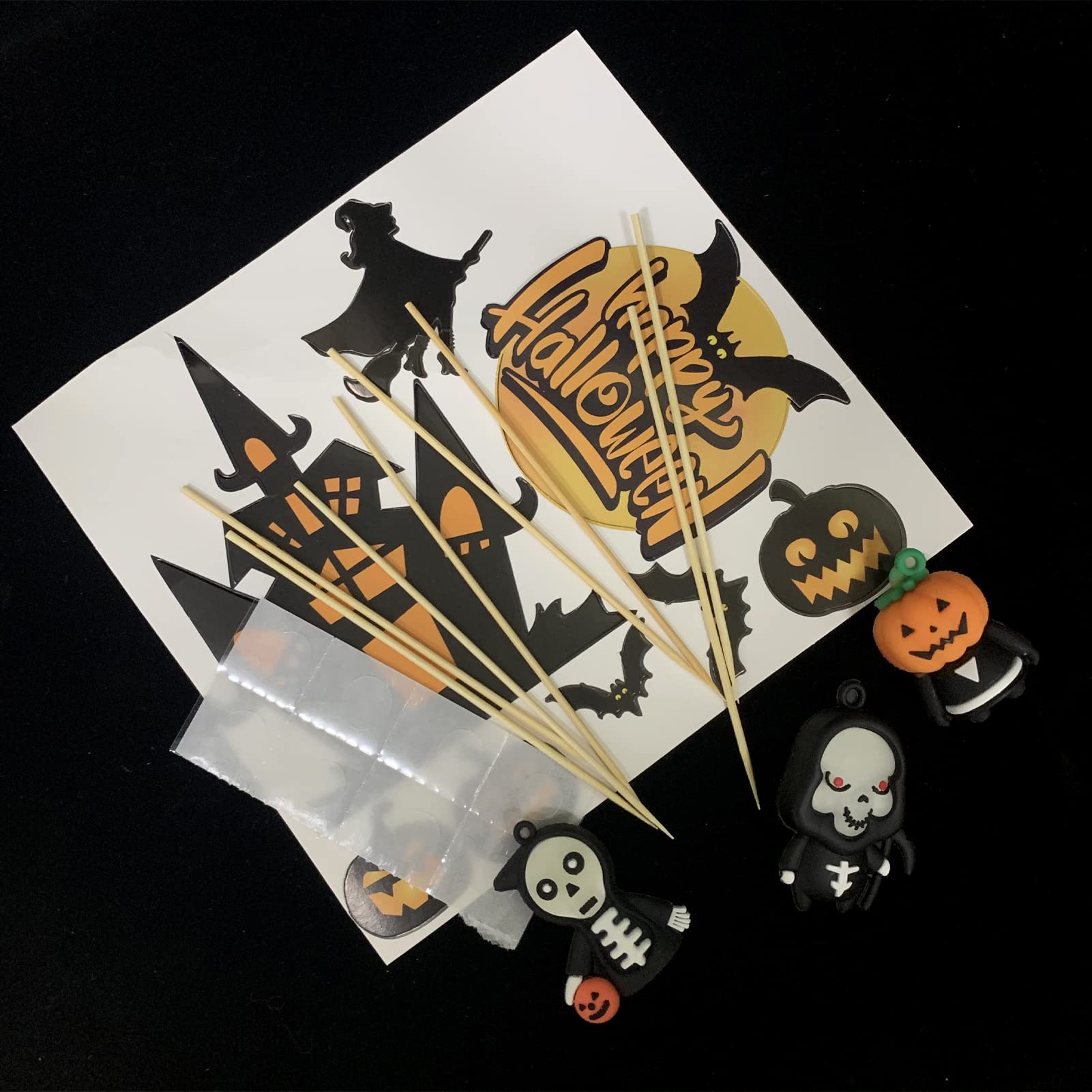 Lot De 48 Caissettes à Cupcakes Halloween - Emballages Et Décorations Horreur Pour Muffins Et Gâteaux
