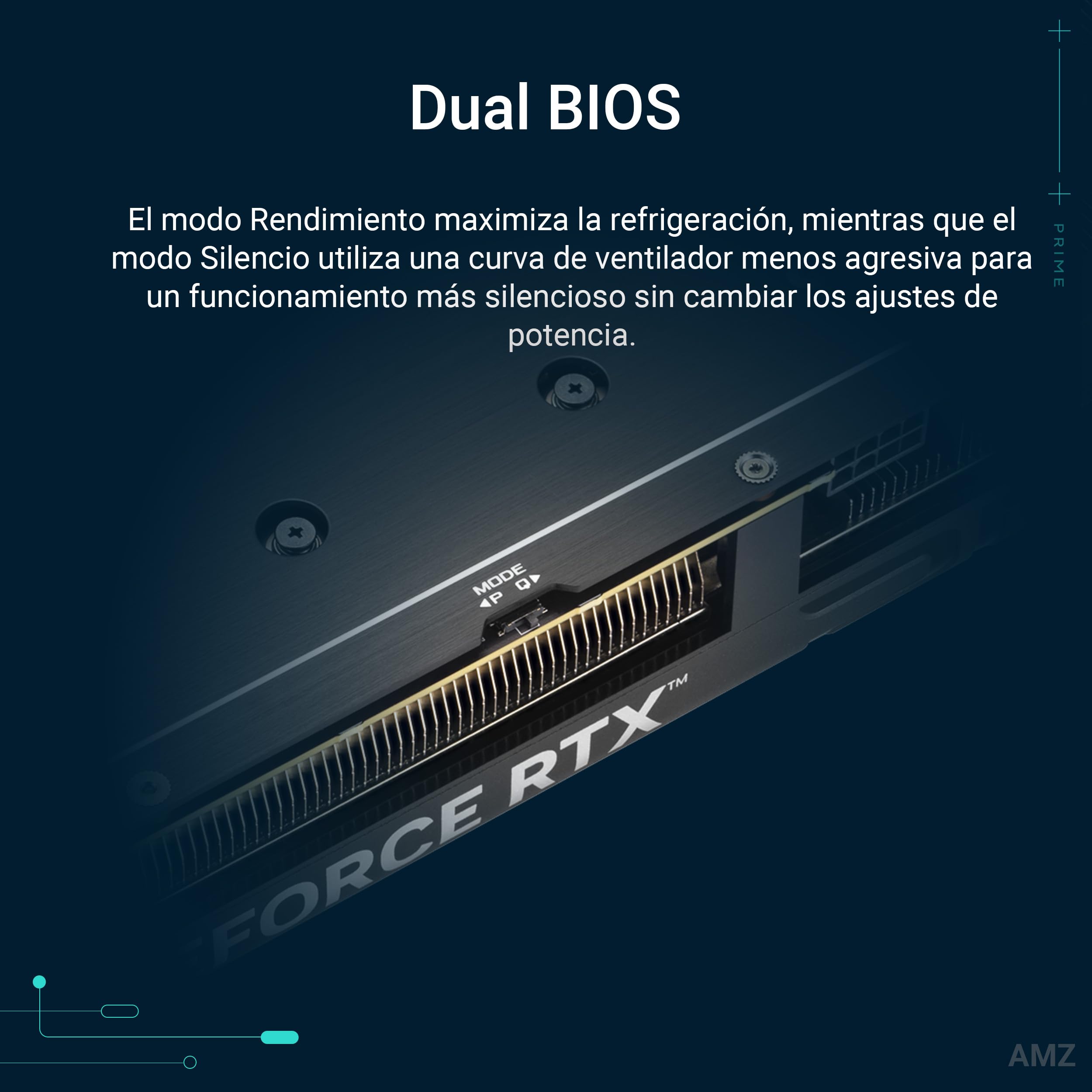 ASUS Prime GeForce RTX 5060 8 GB GDDR7 OC Edition Tarjeta gráfica Compatible con SFF (PCIe 5.0, 8 GB GDDR7, HDMI/DP 2.1, 2,5 Ranuras, Ventiladores Axial-Tech, BIOS Dual)
