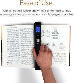 Ambir TravelScan Pro 300 Handheld Wand Scanner