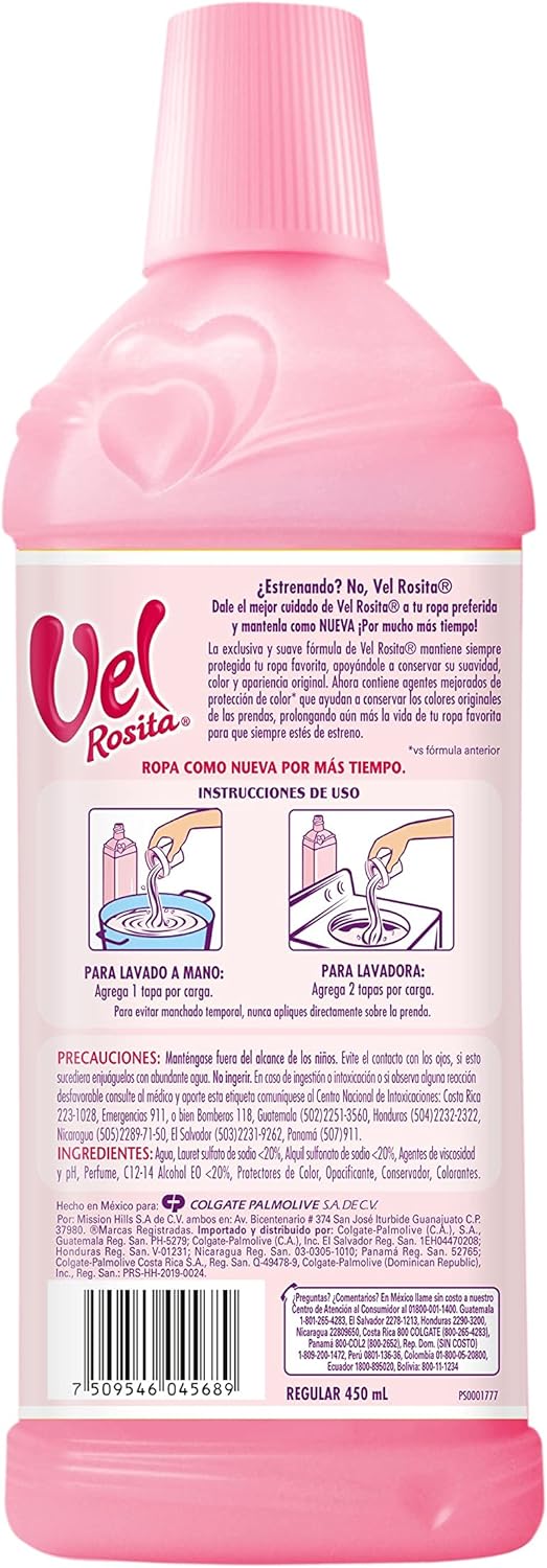 Deternte Liquido para Ropa Delicada 450 ml