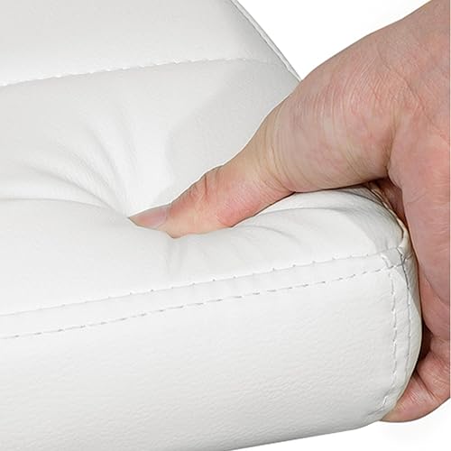 Miniatura 133 de Yaheetech Pink - Juego de 2 taburetes de bar de terciopelo ajustables, taburete giratorio moderno de altura de mostrador con base más grande para