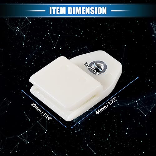 Miniatura 6 de 2 clips de retención de canal de vidrio para puerta de ventana, 1.73 x 1.14 x 0.47 pulgadas, clip de marco universal para automóvil, camión,