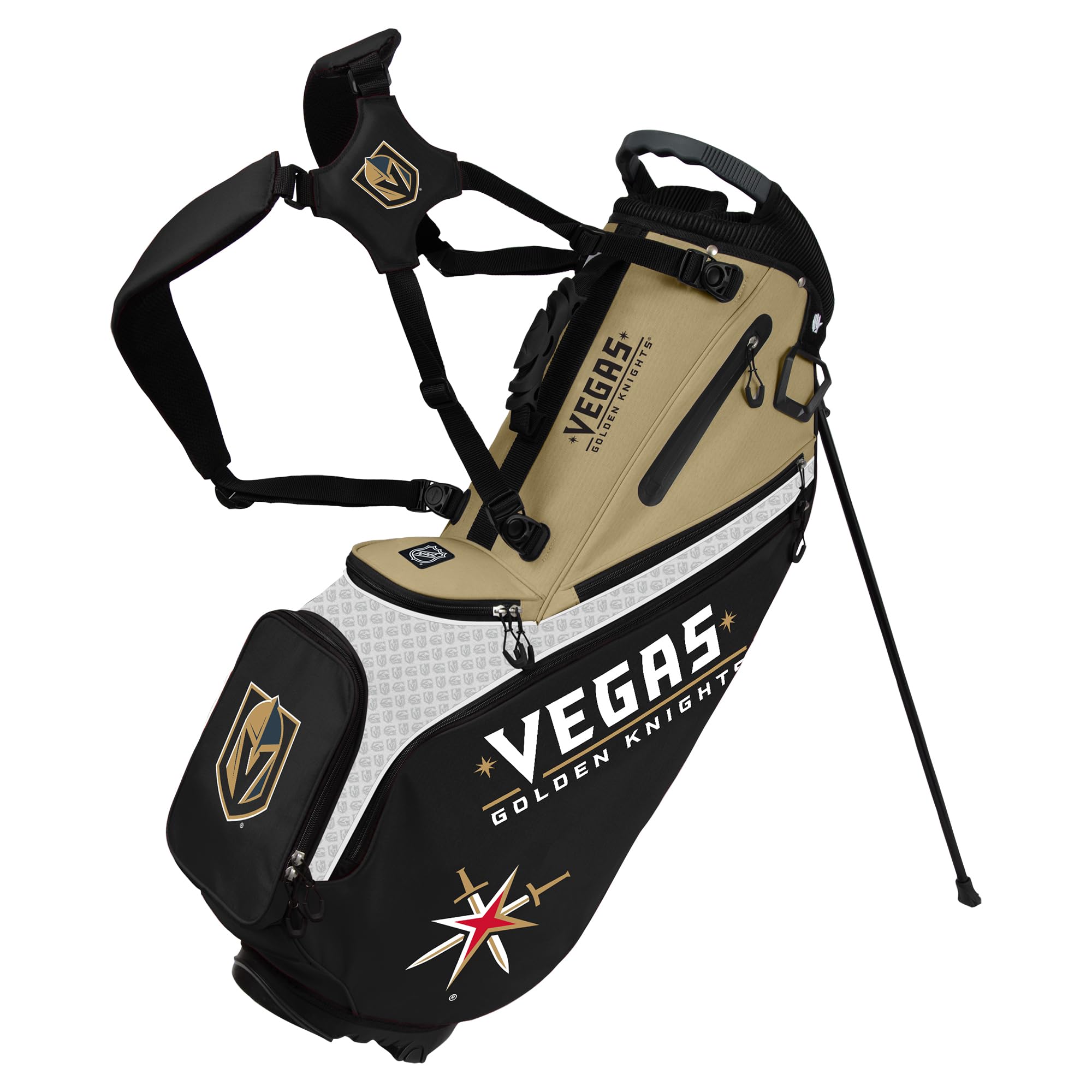 Team Effort Back Nine Stand Bag NHL Vegas Golden Knights
