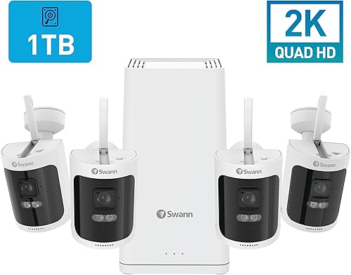 Miniatura 7 de Kit de seguridad inalámbrico AllSecure650 2K con 4 cámaras sin cables y NVR Power Hub
