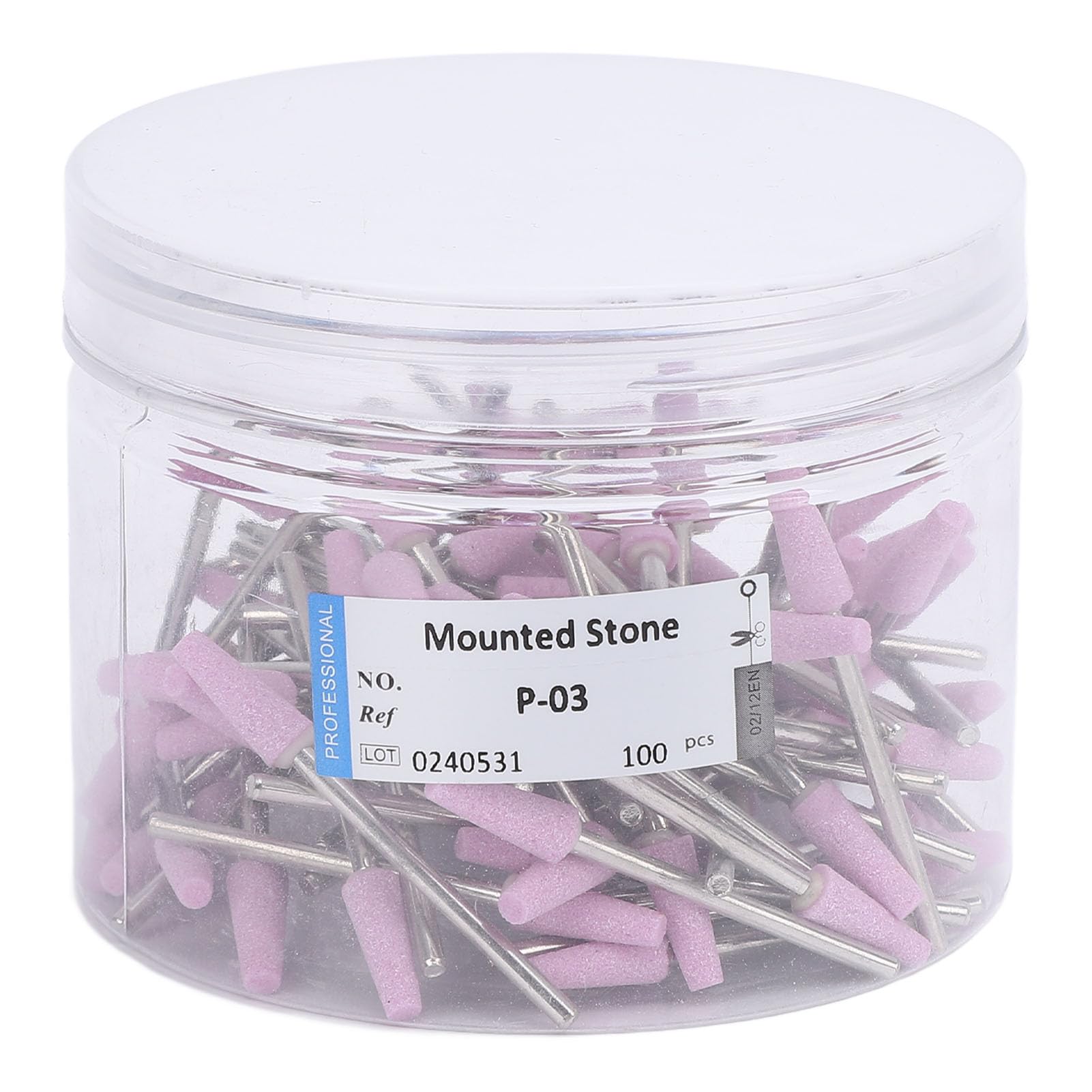 Quartz-Nagelfräser, 100 Stück Maniküre Pediküre Nagelhautentferner