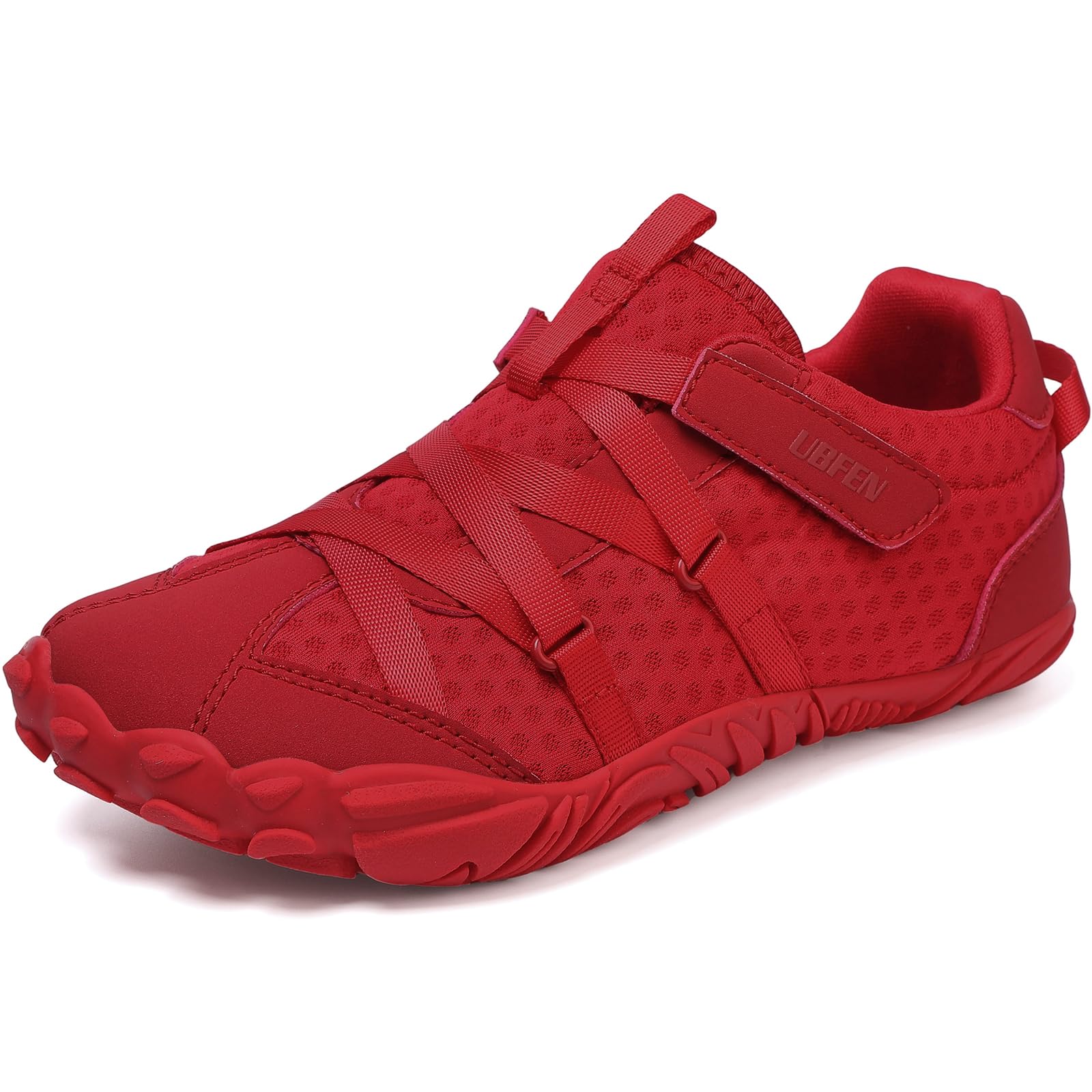 UBFEN Girls Barefoot Shoes Zero Drop Wide Toe Box Kids Boys Sneakers