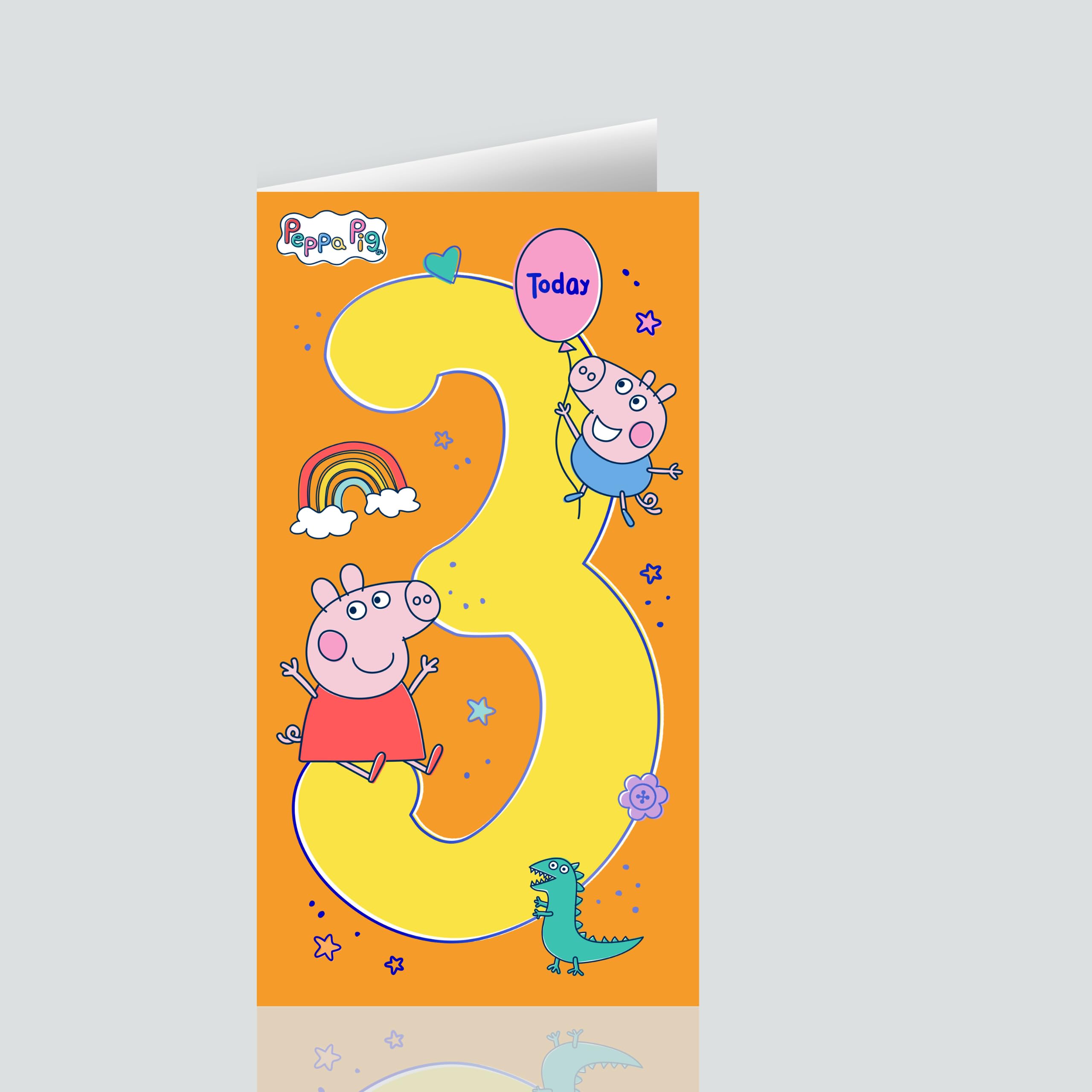 Maison Peppa Pig Danilo Pomotions Ltd Peppa Pig PG058 Cate D'annivesaie 3 Ans Anniversaire Peppa Pig